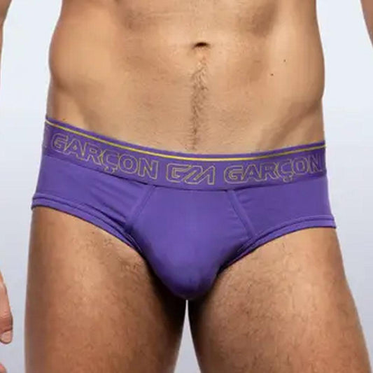 Purple Bamboo Brief by Garcon (GM21-PURPLE-BF)