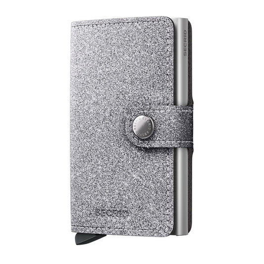 Glitter Silver Miniwallet by Secrid
