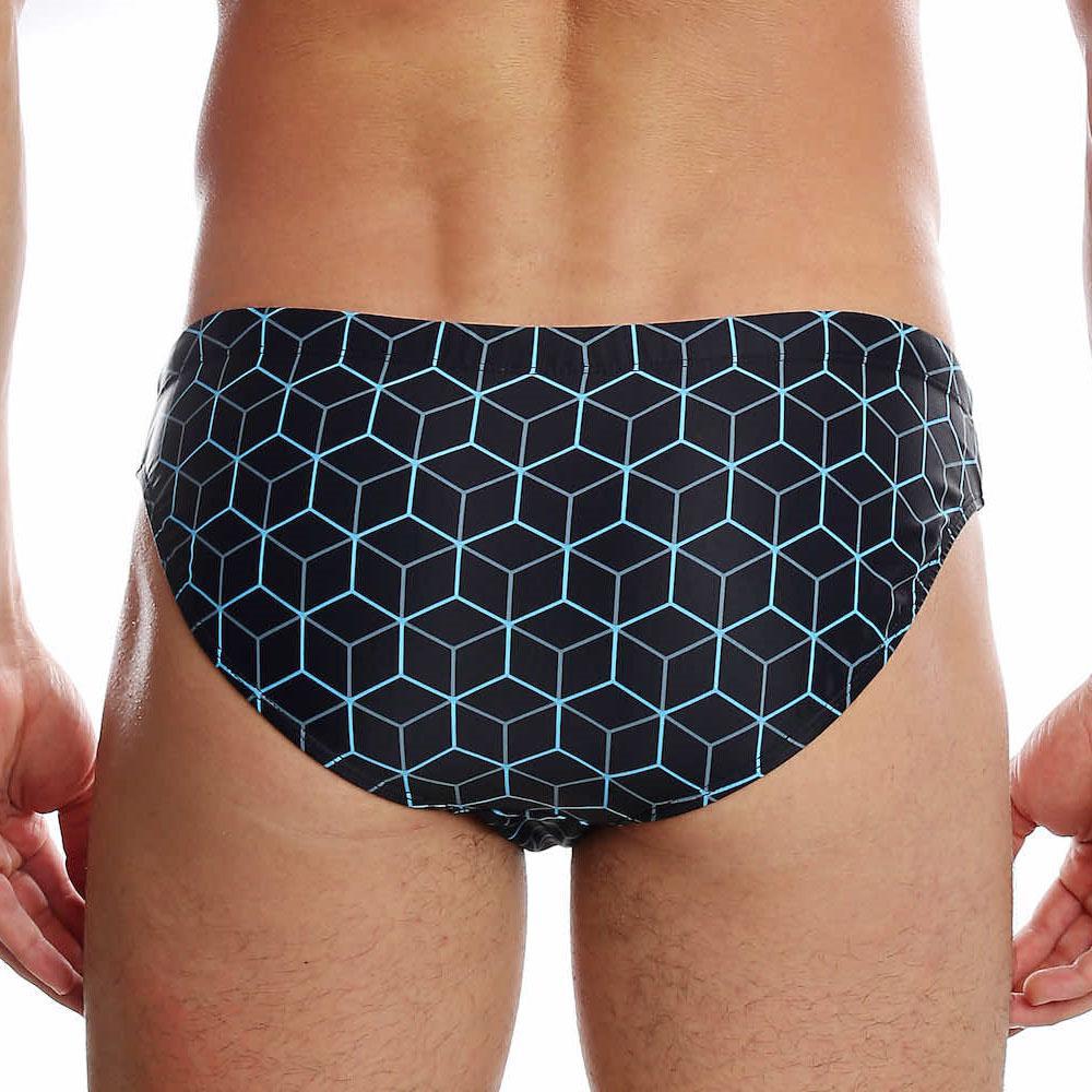 Radiant Navy/Aqua Swim Briefs by Garcon
