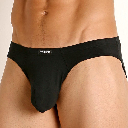 LUX Natural Pouch Black Low Rise Brief by John Sievers