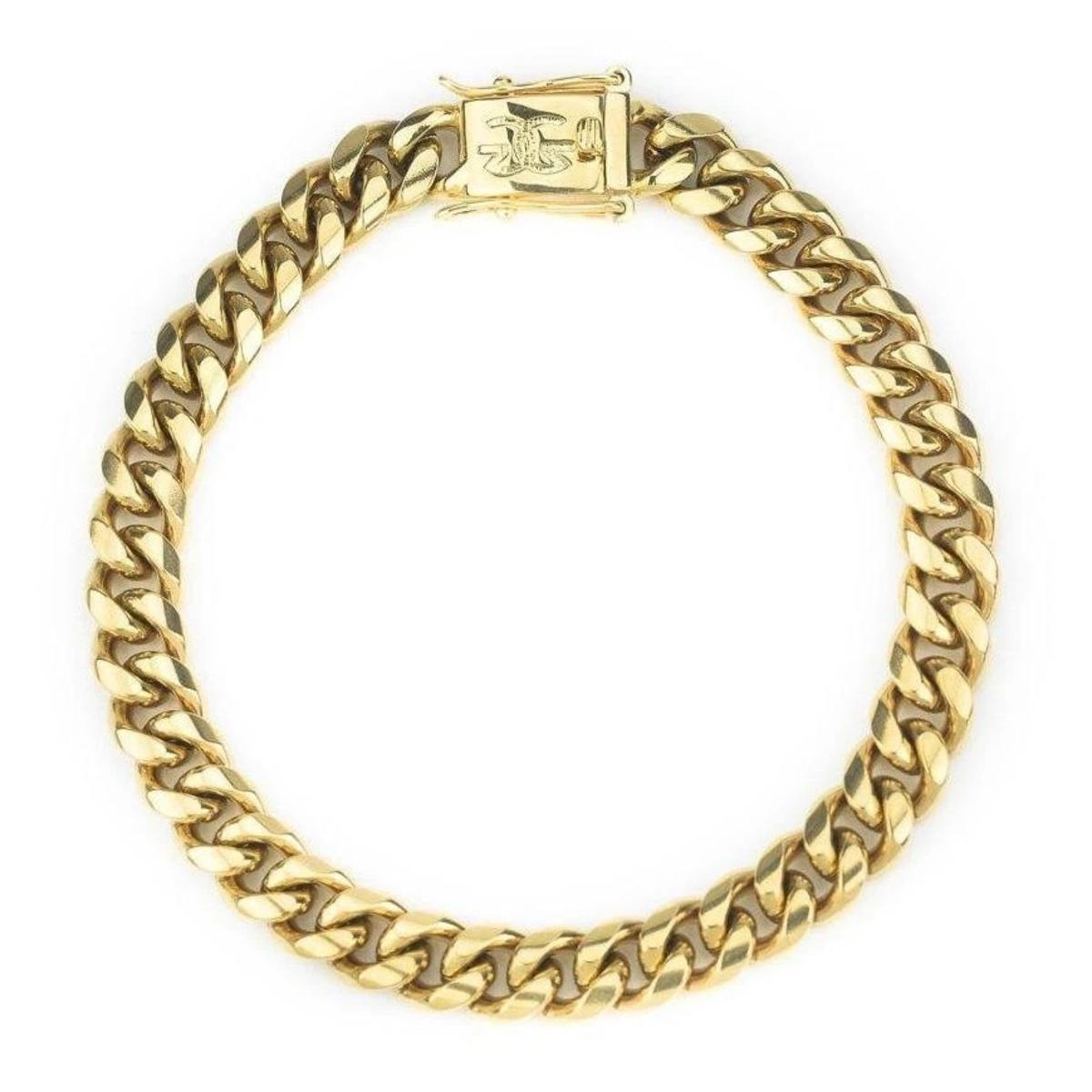 6MM Gold Miami Cuban Bracelet by Gold Gods