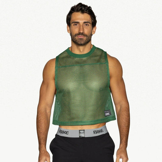 Green Sleeveless Practice Jersey by Bike Athletic