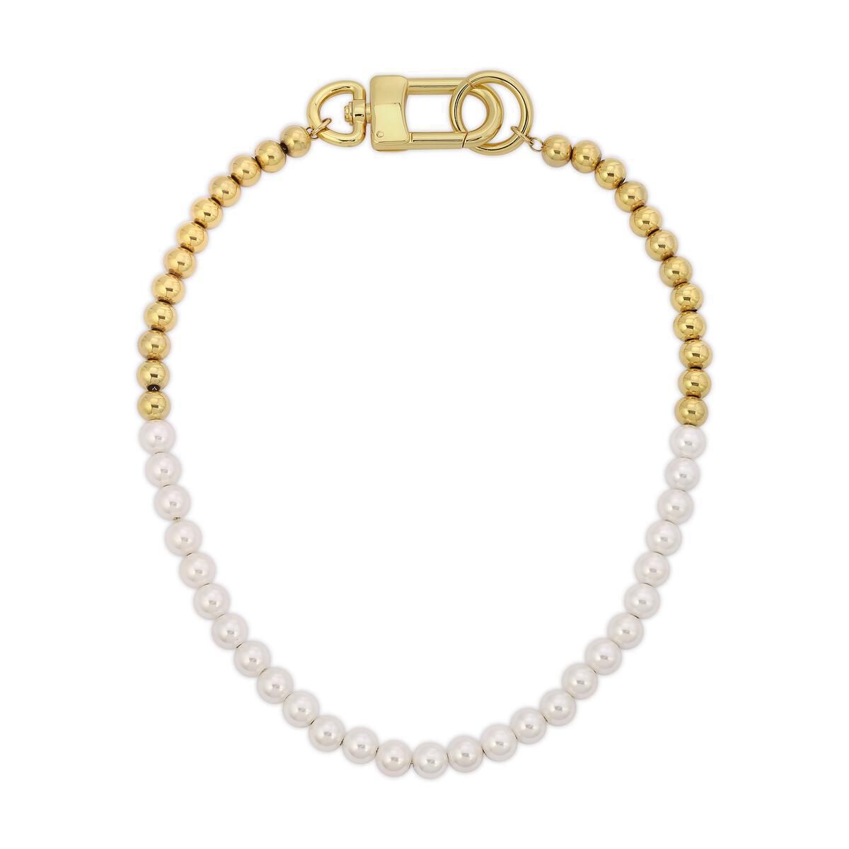 Gold Half Pearl Chain by Gold Gods