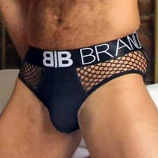 Black Mesh Brief by Bill & Brandon Underwear
