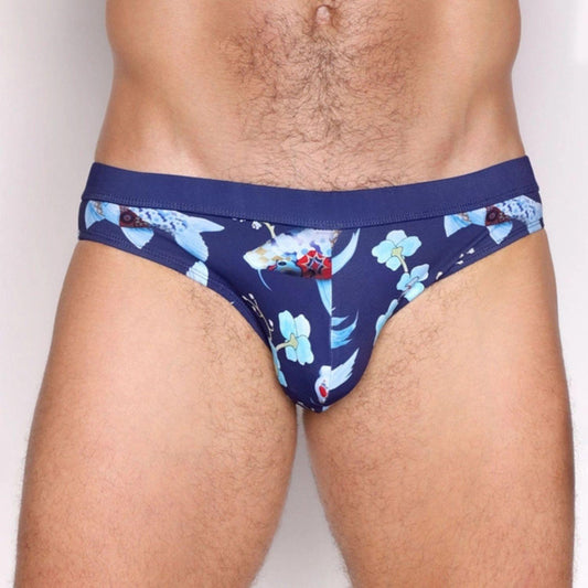 Blue Koi Swim Brief by Skull & Bones