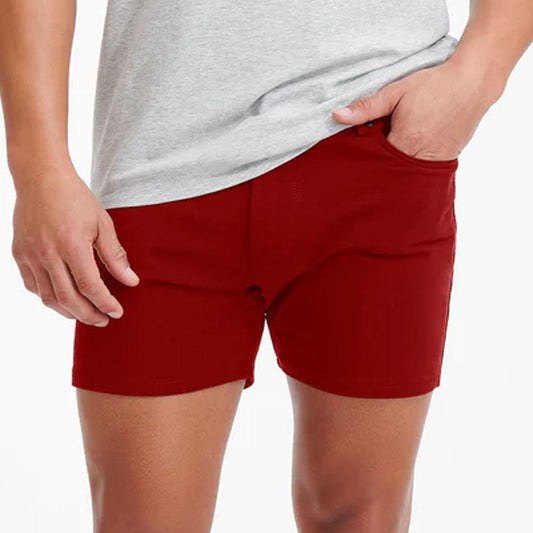 All In 5-Inch Red Wine Short by Swet Tailor (ST-6056)