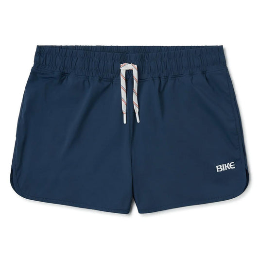 Navy Track Short with 4-way Stretch by Bike Athletic