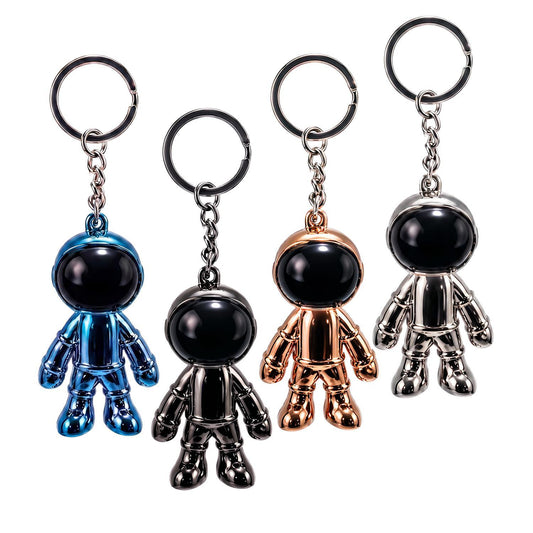 Metallic Spaceman Keychain