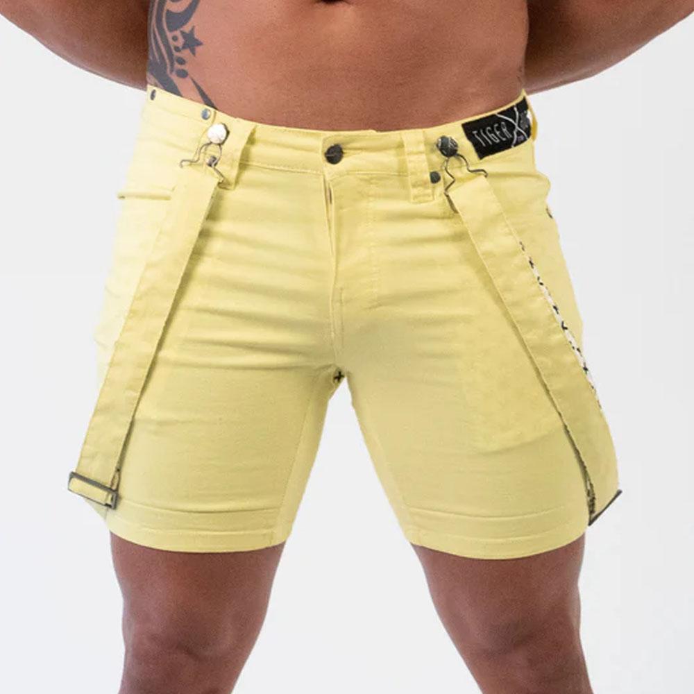 Leon Lemon Romey Shorts with Wearable Straps by TigerXHorse Denim