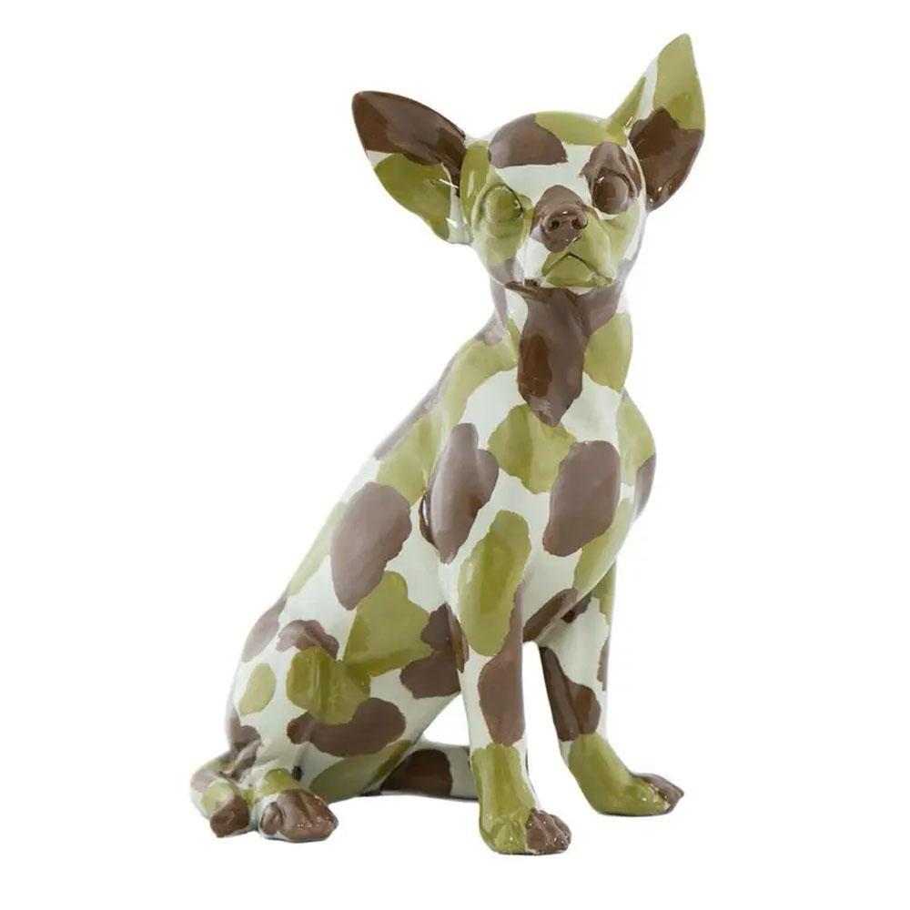 Camouflage Chihuahua 10" tall by Interior Illusions Plus