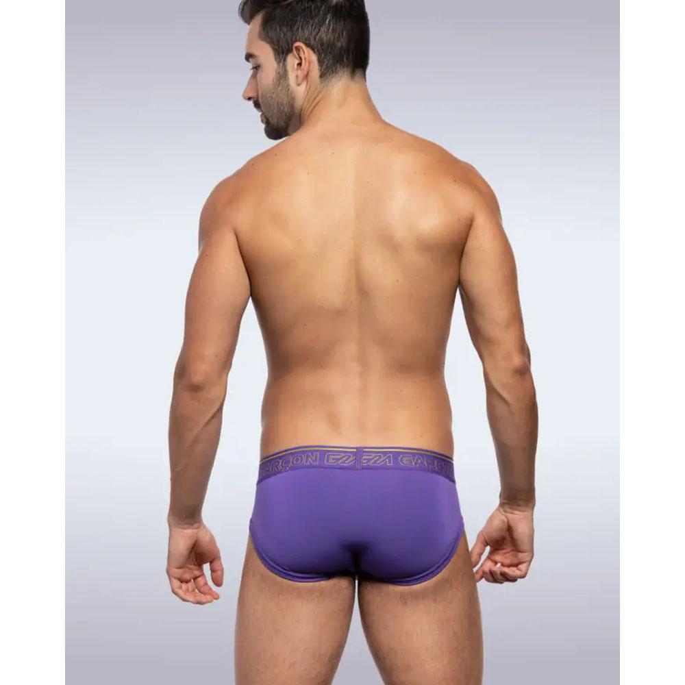 Purple Bamboo Brief by Garcon (GM21-PURPLE-BF)