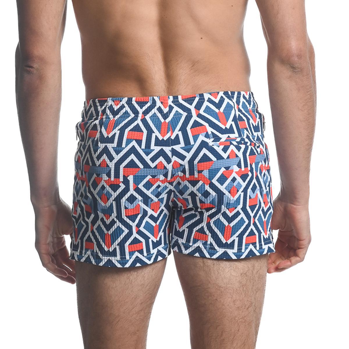 Navy/Red Arrows Swim Shorts by Postmarc