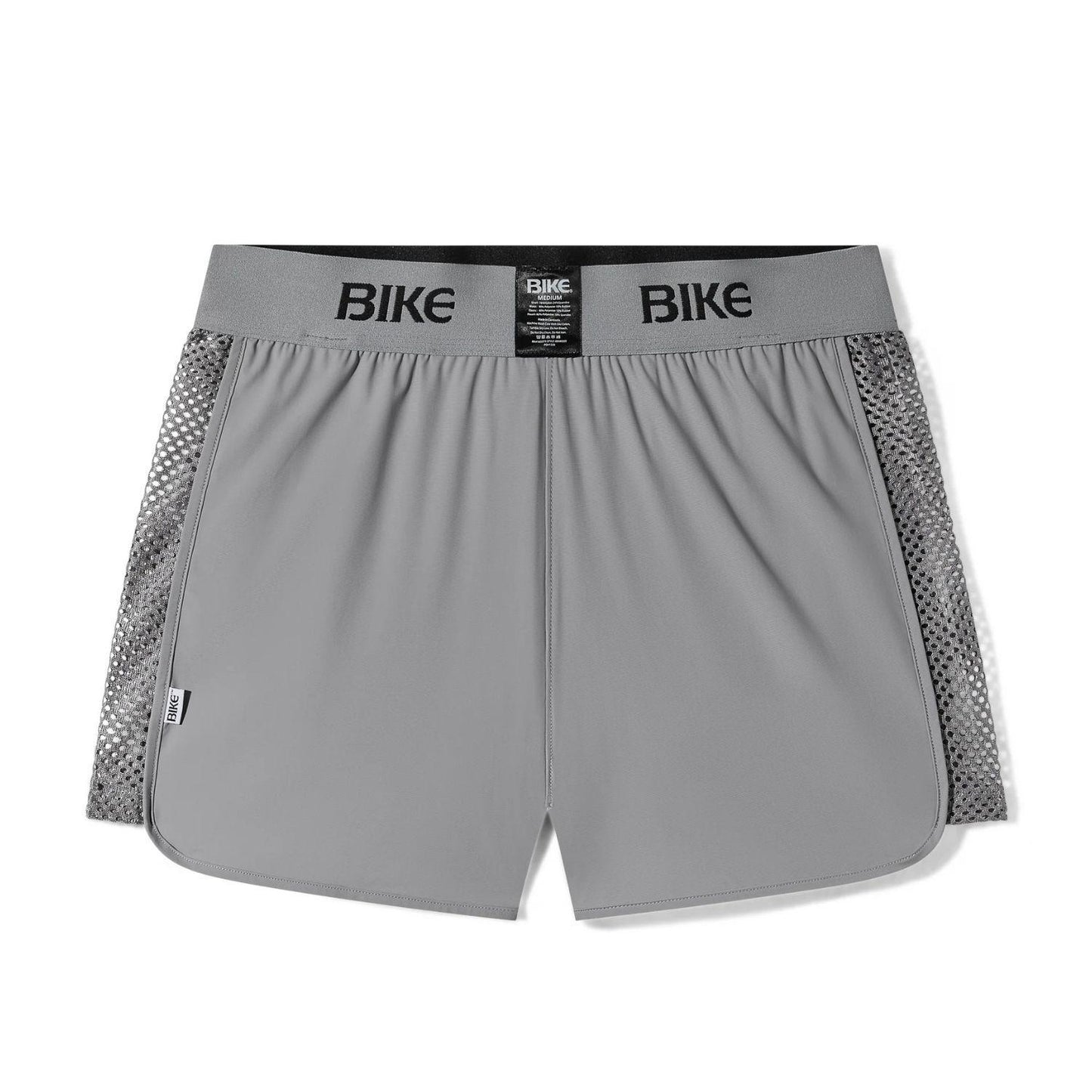 Gray Peek-A-Boo Jock Short with by Bike Athletic
