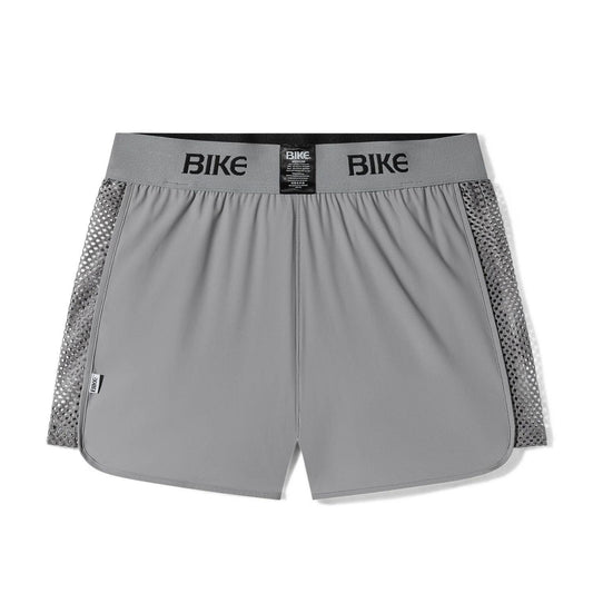 Gray Peek-A-Boo Jock Short with by Bike Athletic
