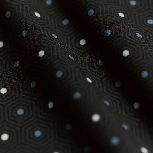 Rylee Black Print Short Sleeve Shirt by 7 Diamonds