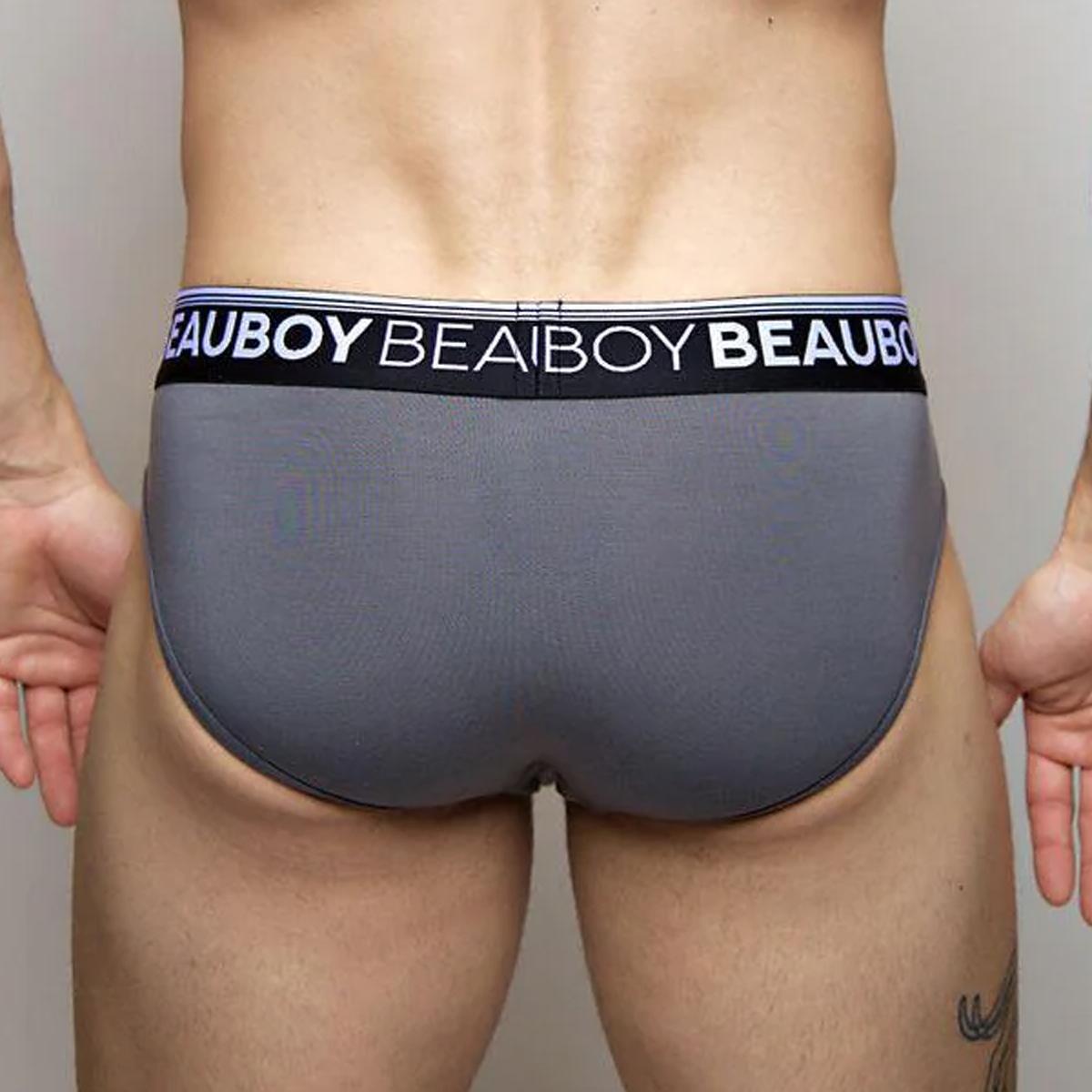 Classic Grey Brief by Beauboy Menswear