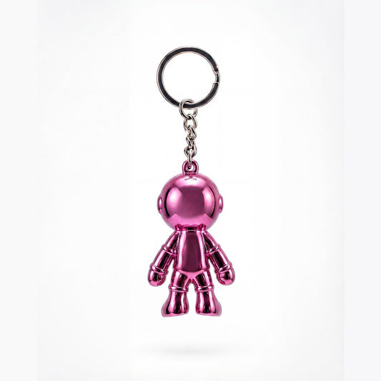 Metallic Spaceman Keychain