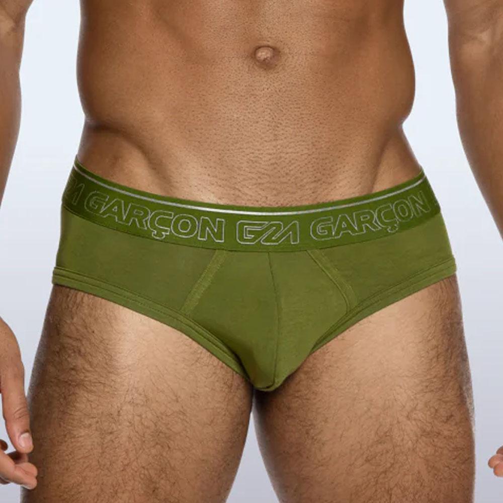 Khaki Bamboo Brief by Garcon