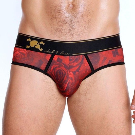 Red Rose Brief by Skull & Bones