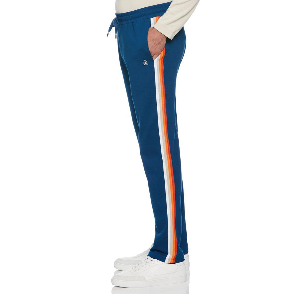 Poseidon Blue Ponte Jogger Pant with Side Stripe by Original Penguin