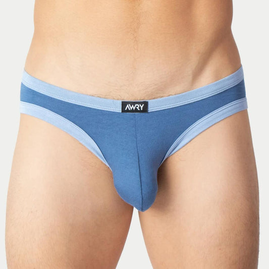 Contrast Carolina Blue Briefs by Awry Menswear