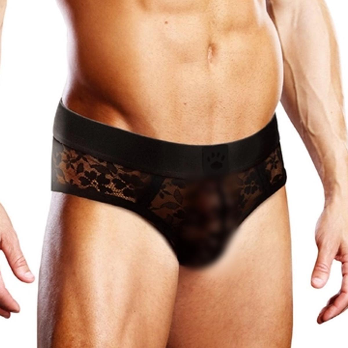 Black Lace Briefs by Prowler Red