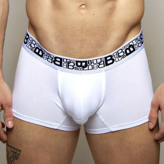 B Logo White Trunk by Beauboy Menswear