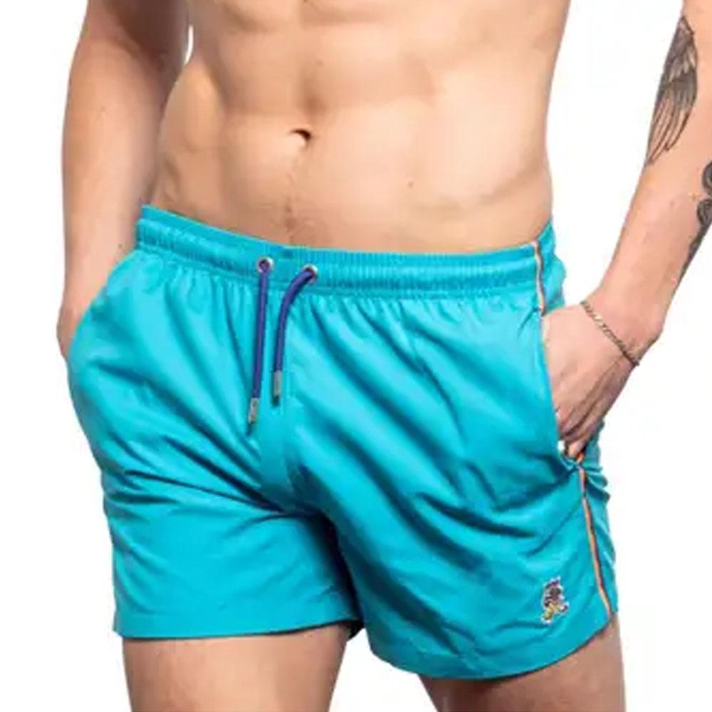 FROG Neon Blue Swim Trunks by Eight X