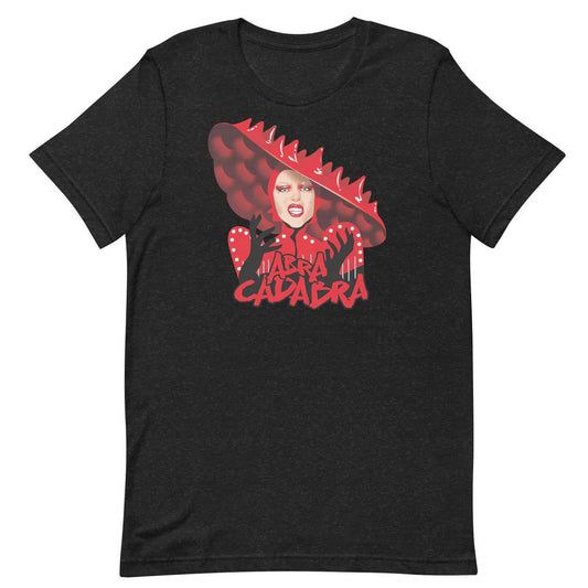 Mushroom Abracadabra Charcoal Black Triblend T-Shirt by Swish Embassy