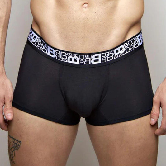 B Logo Black Trunk by Beauboy Menswear