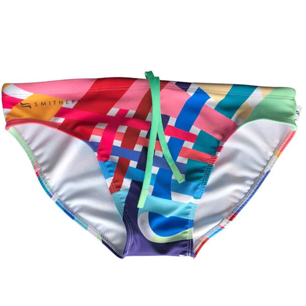 Flare Pride Rainbow Swim Briefs by Smithers Swimwear