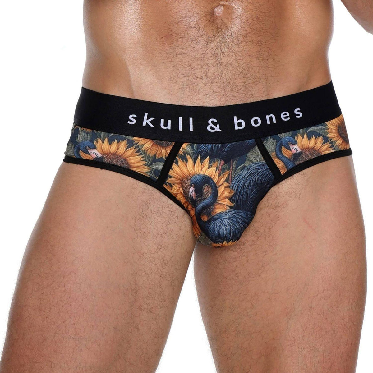 Flamingo Sunflower Brief by Skull & Bones