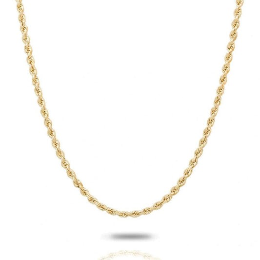 2.5MM Yellow Gold Rope Chain by Gold Gods