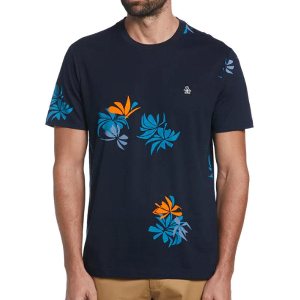 Organic Cotton Floral Print Tee by Original Penguin