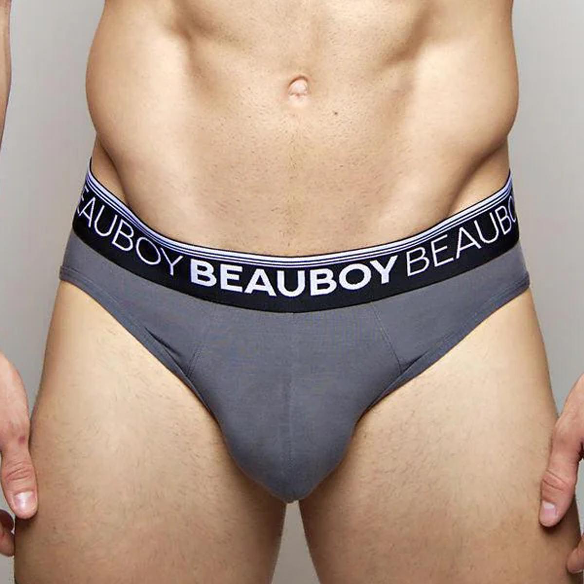 Classic Grey Brief by Beauboy Menswear