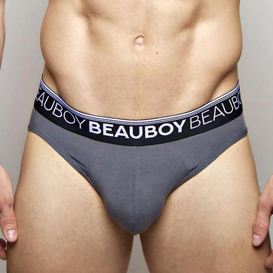 Classic Grey Brief by Beauboy Menswear