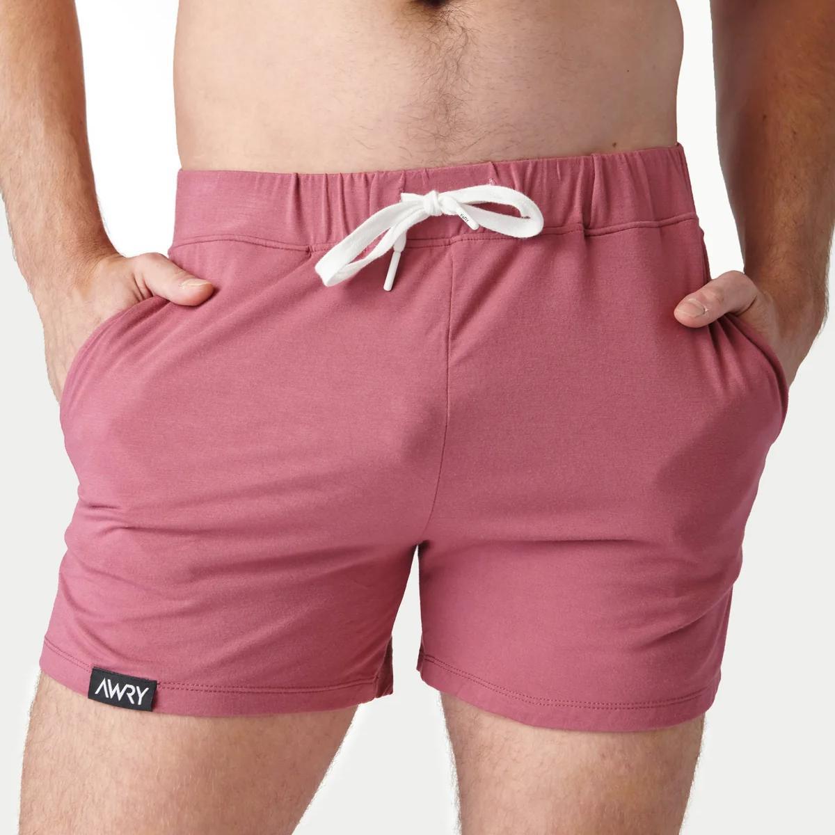 CLOUD Blush Red Shorts by Awry Menswear