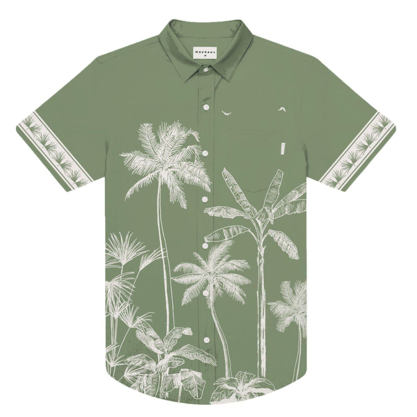 Tropical Palm Weekend Shirt by Mavrans