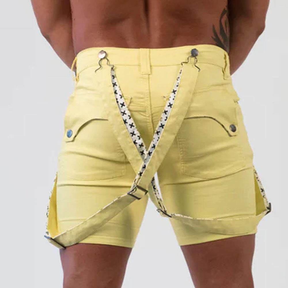 Leon Lemon Romey Shorts with Wearable Straps by TigerXHorse Denim