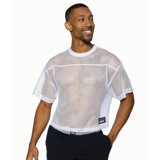 White Short Sleeve Practice Jersey by Bike Athletic