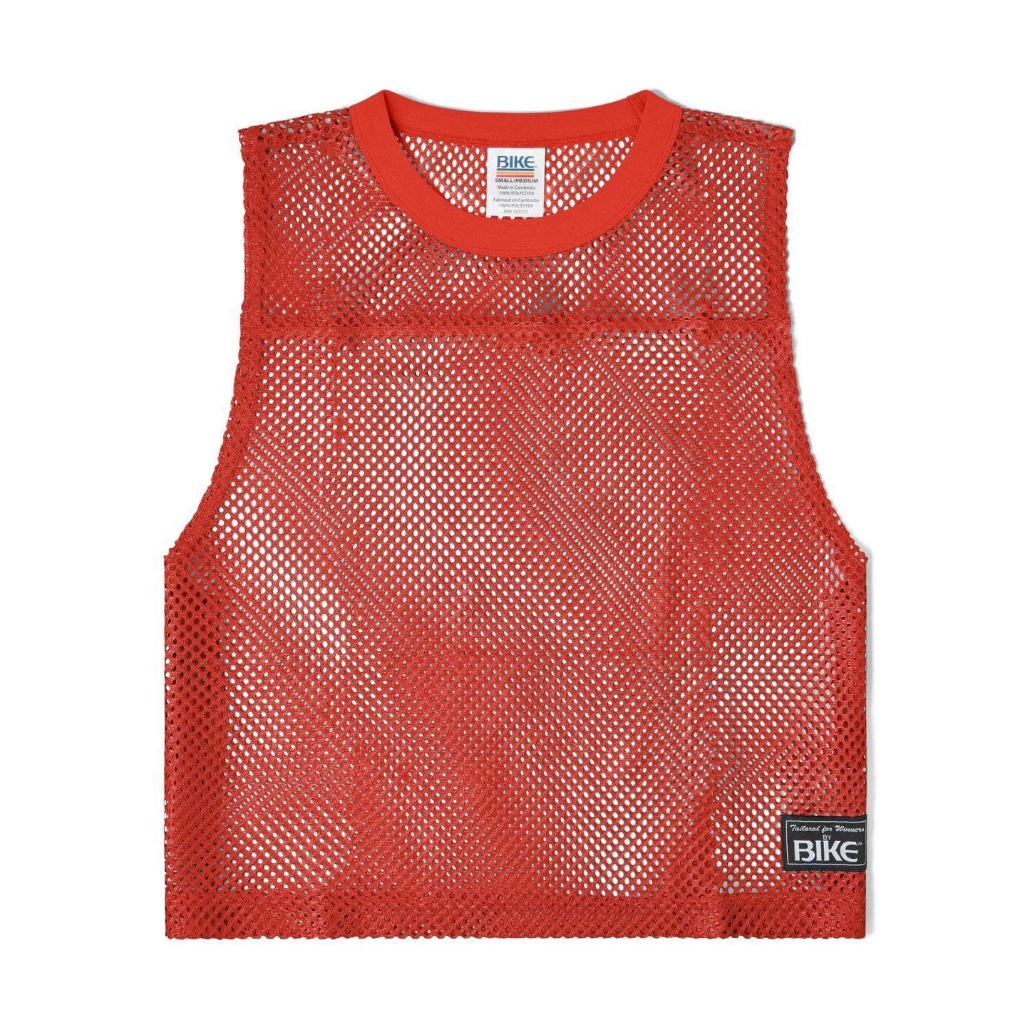Red Sleeveless Practice Jersey by Bike Athletic