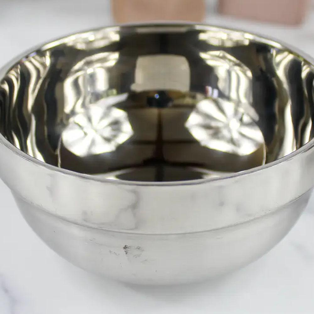 Boar-Bristle Shaving Brush and Steel Shaving Bowl Set by Holder Handmade