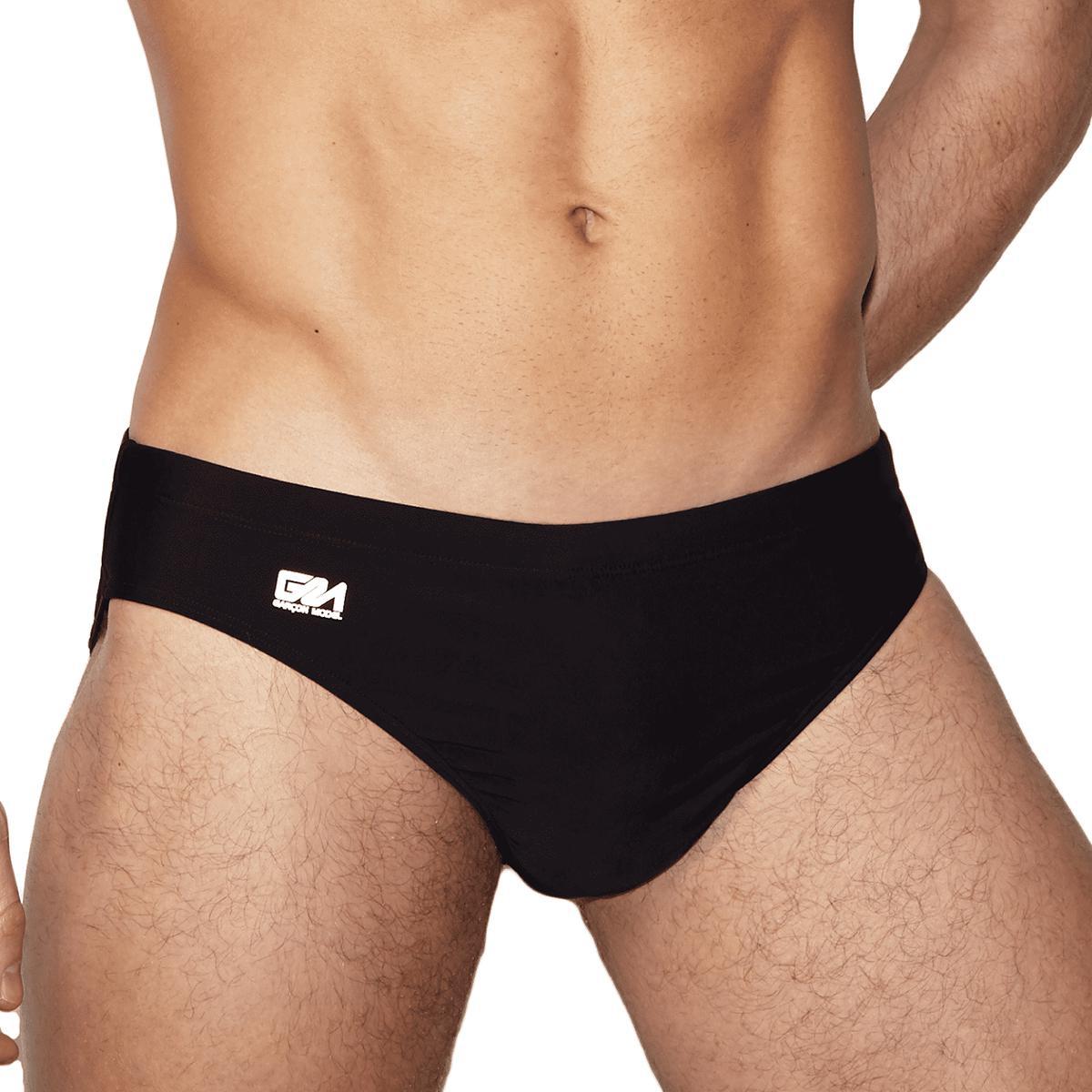 Umbria Black Swim Brief by Garcon
