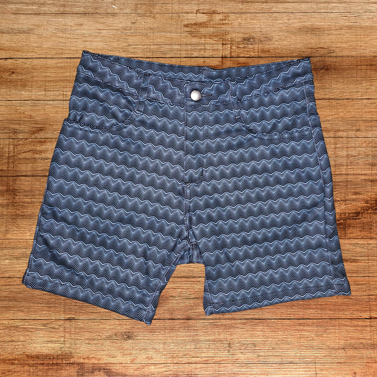 Black/Slate Echo 5" Patterned Playa Stretch Short
