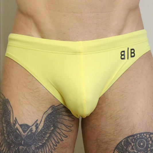 Yellow Swim Brief by Bill & Brandon Underwear
