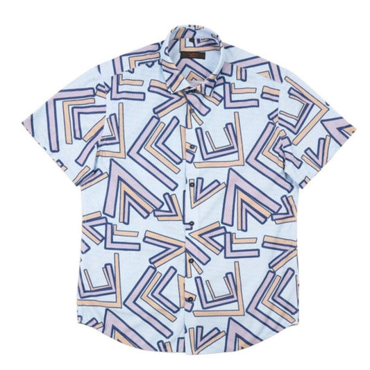 Vector Short Sleeve Button Up Shirt by Eight X