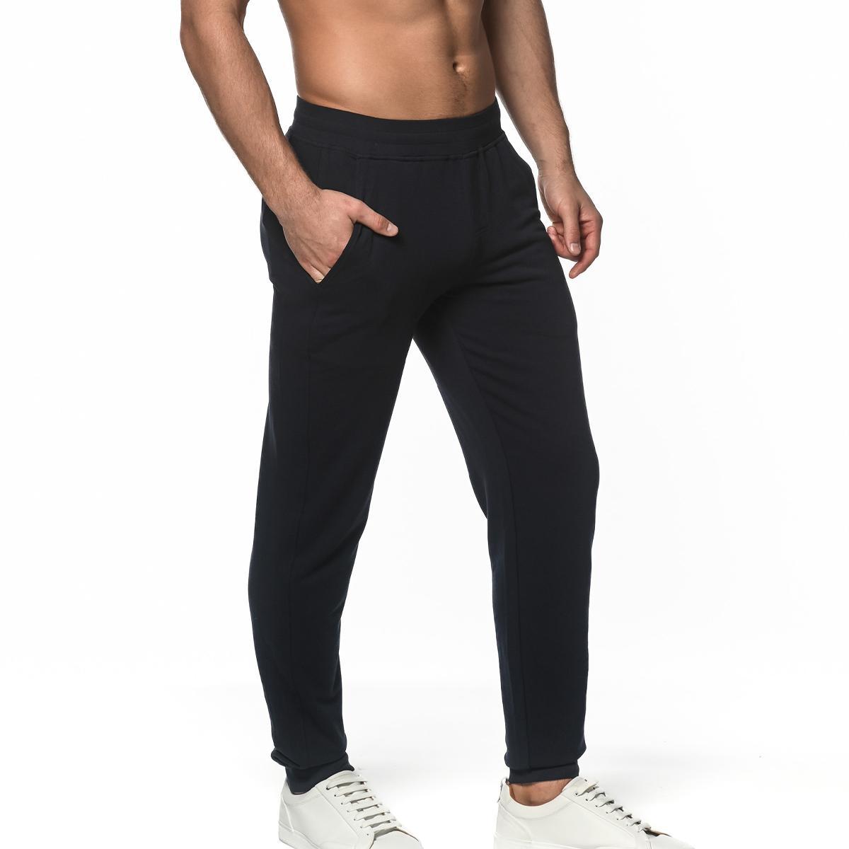 Navy Stretch Fleece Jogger by Postmarc