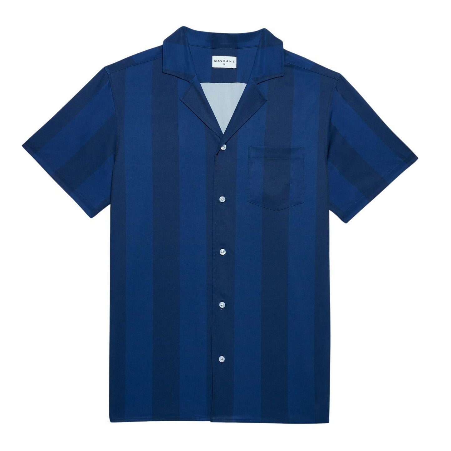 Navy Tonal Cabana Weekend Shirt by Mavrans