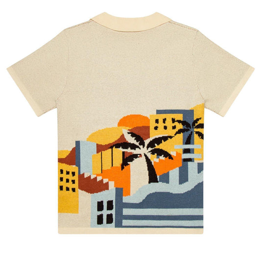 Havana Sunset Knit Shirt by Mavrans