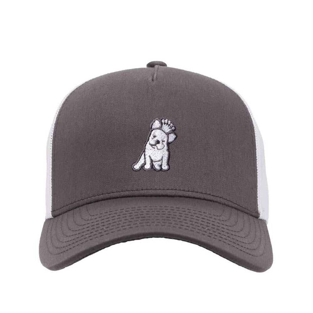 French Bulldog Grey/White Trucker Cap by James Bark
